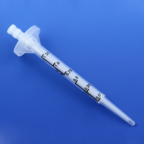 Globe Scientific Dispenser Syringe Tip, 1.25 mL
