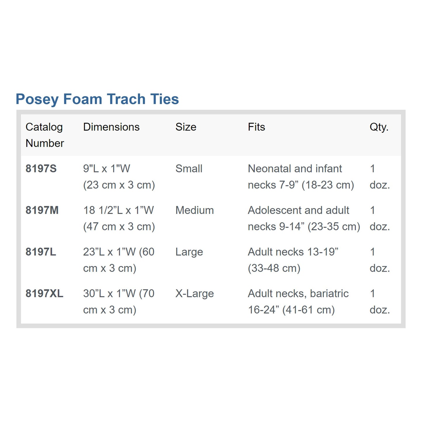 Posey® Tracheostomy Tube Holder, Large