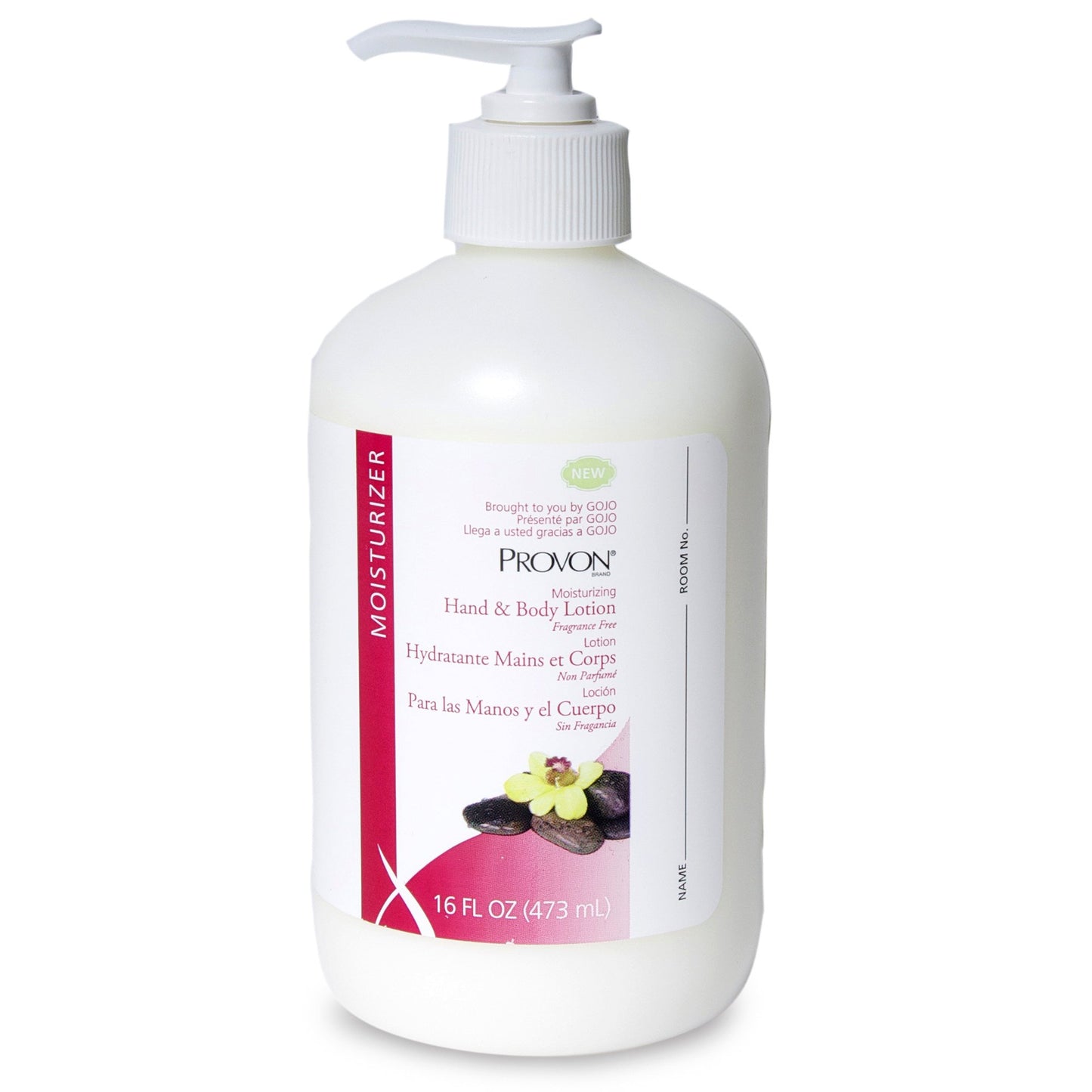 MOISTURIZER, HND/BODY LOTION 16OZ PUMP BTL UNSCENTED (12/CS)
