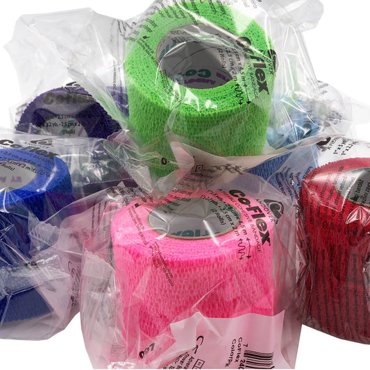 BANDAGE, CO-FLEX MED COL PK HND TEAR 2"X5YDS (36/CS)