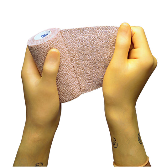 BANDAGE, COBAN ELAS TAN 1"X5YDS (5RL/PK 6PK/CS) 3M