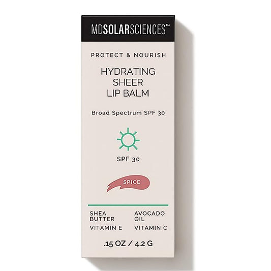 BALM, LIP SPF 30 HYDRATING SHEER SPICE 0.15OZ (6/PK 8PK/CS)