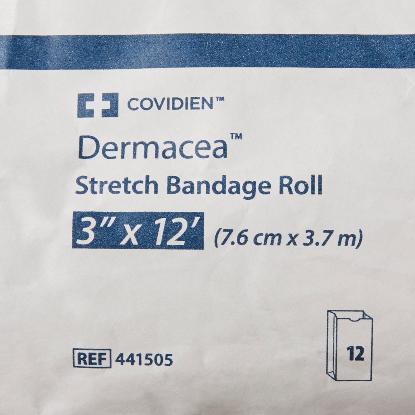 Dermacea™ Sterile Conforming Bandage, 3 Inch x 4 Yard, One-Ply