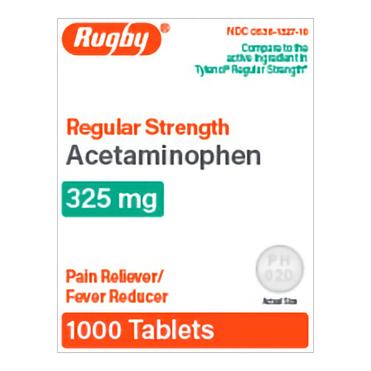 ACETAMINOPHEN, TAB 325MG (1000/BT)