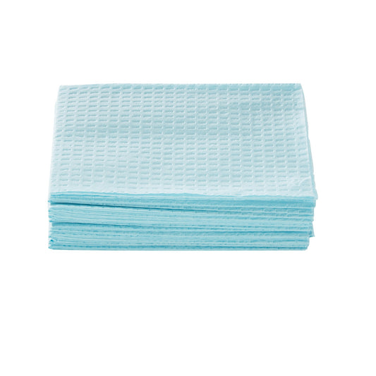 TOWEL, PRO 2PLY/POLY BLU 13X18(500/CS)