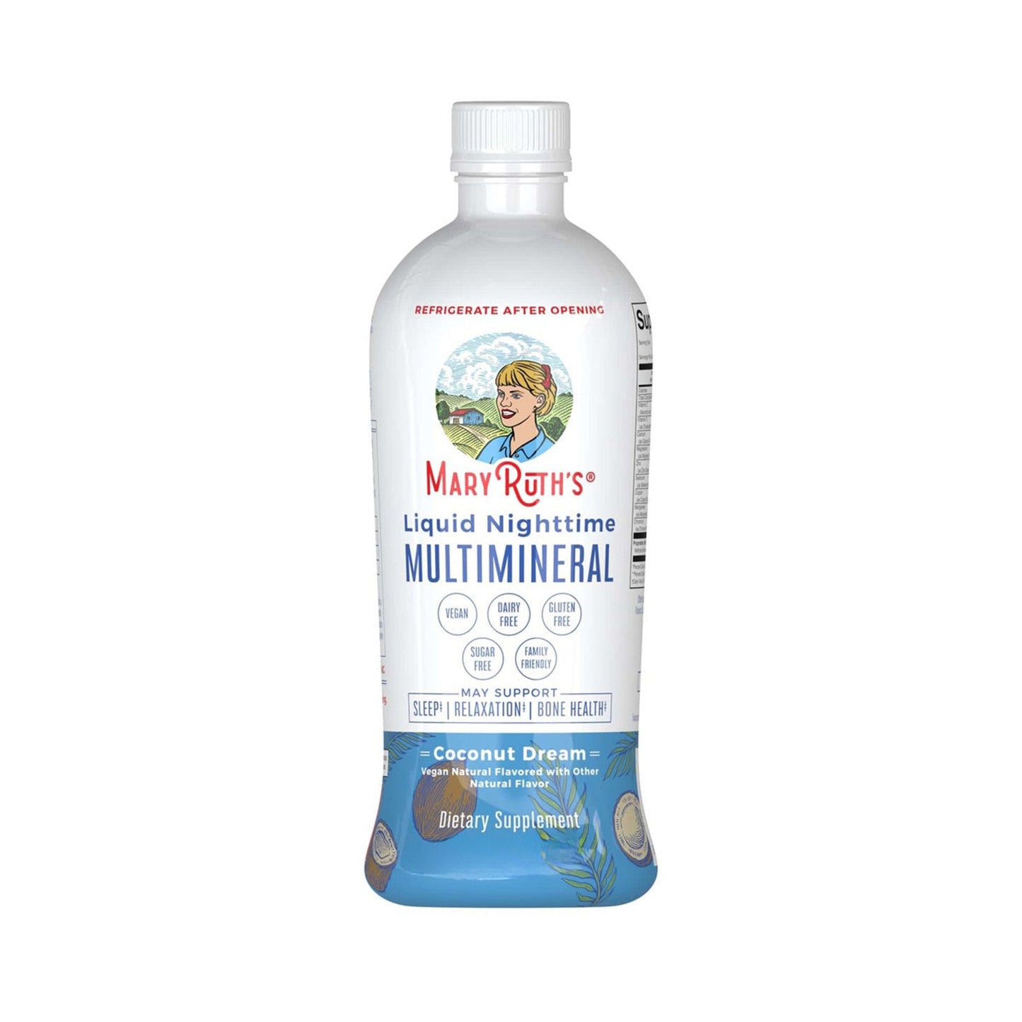 Mary Ruth's® Liquid Nighttime Multimineral, Coconut Dream, Dietary Supplement