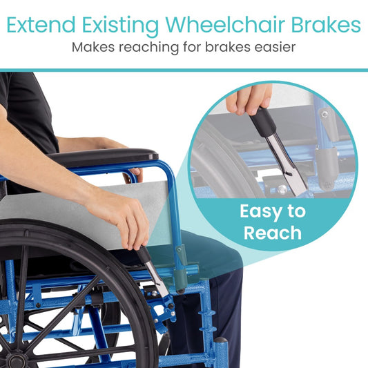 Wheelchair Brake Handle Extension