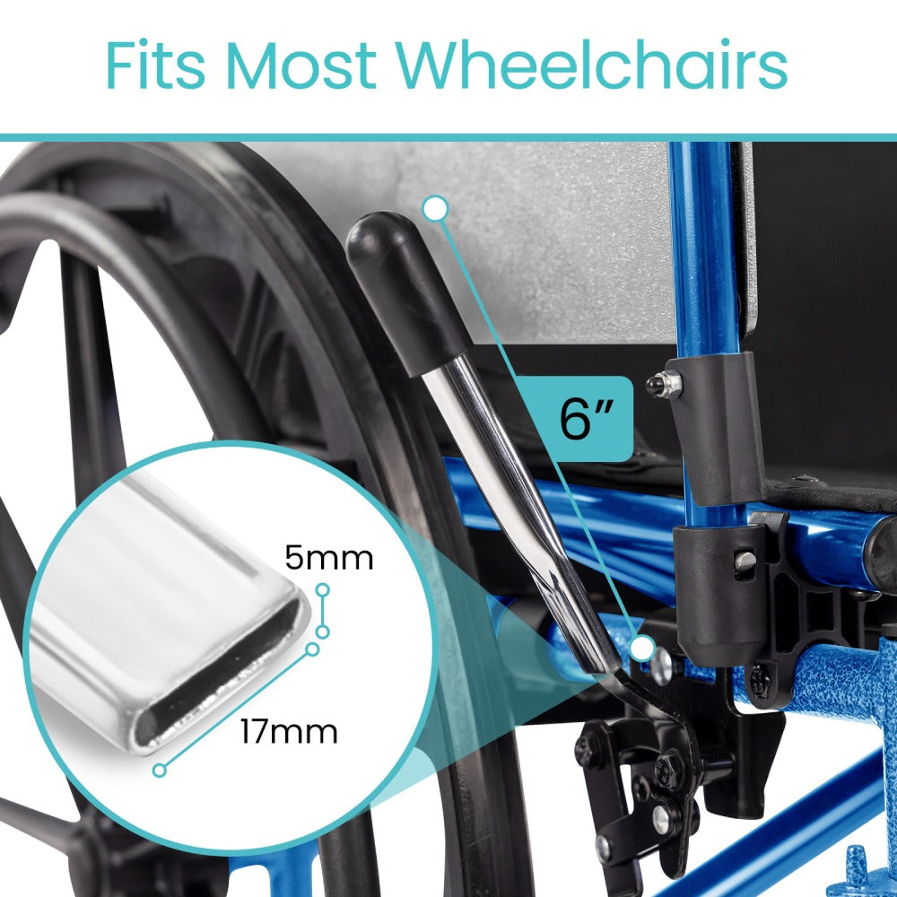 Wheelchair Brake Handle Extension