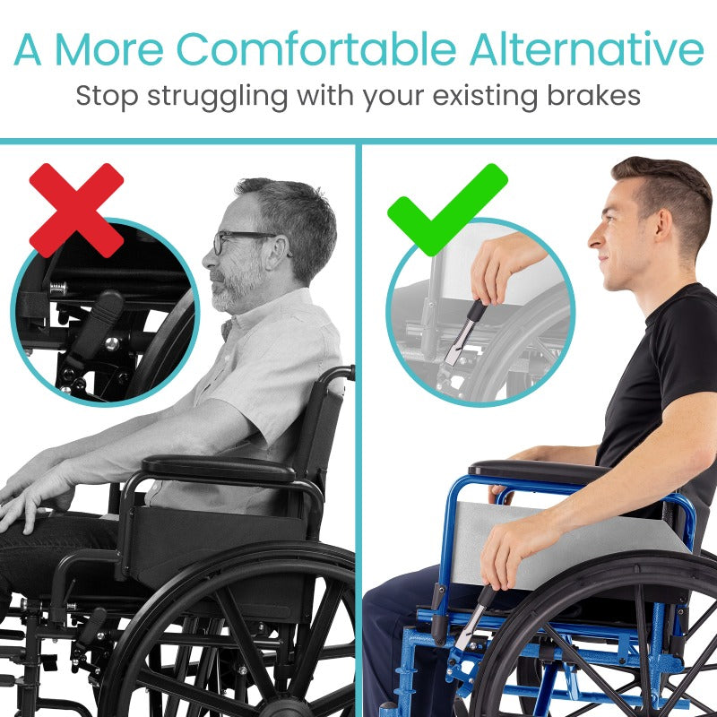 Wheelchair Brake Handle Extension