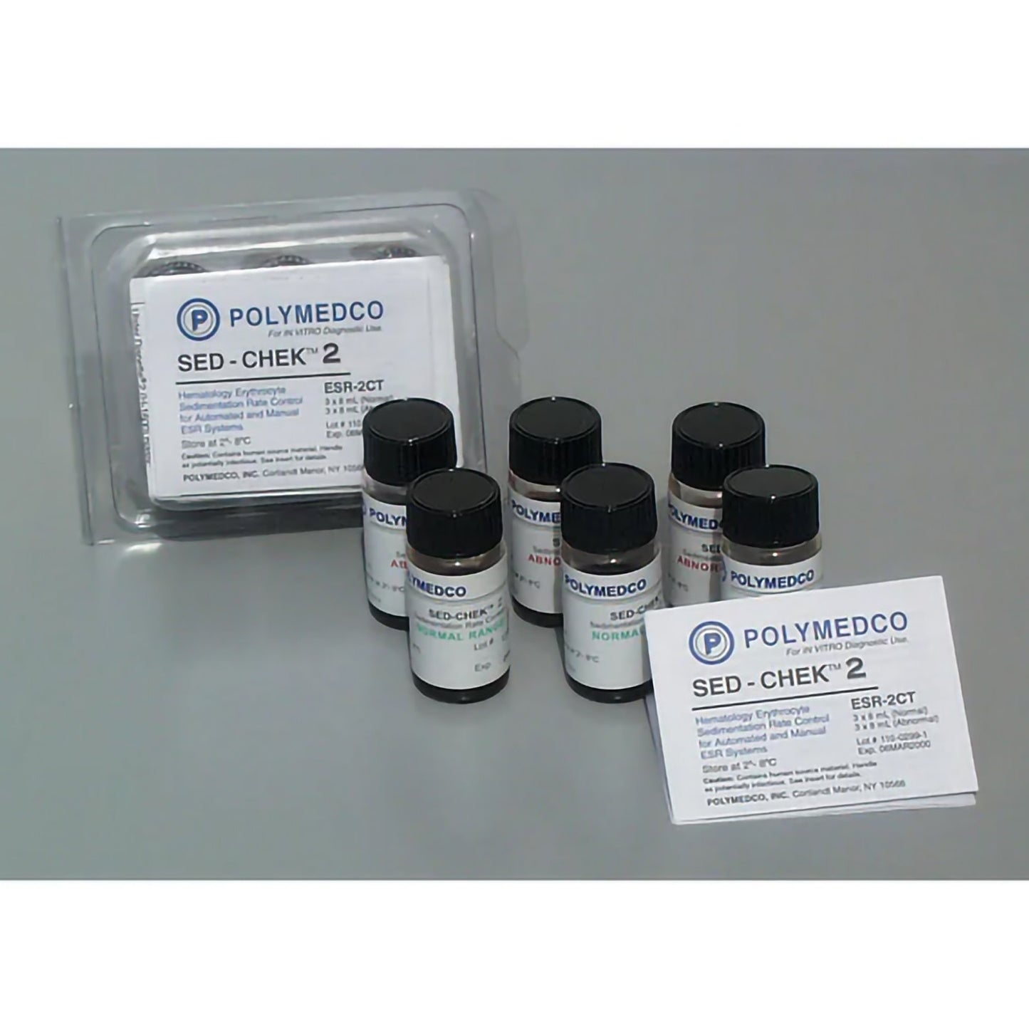 Sed-Chek® 2 Control Set for use with Sedimat and Manual procedures, Two Levels