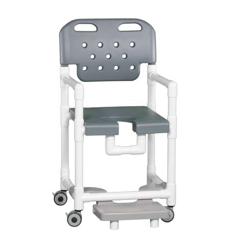Elite Shower Chair with Slideout Footrest