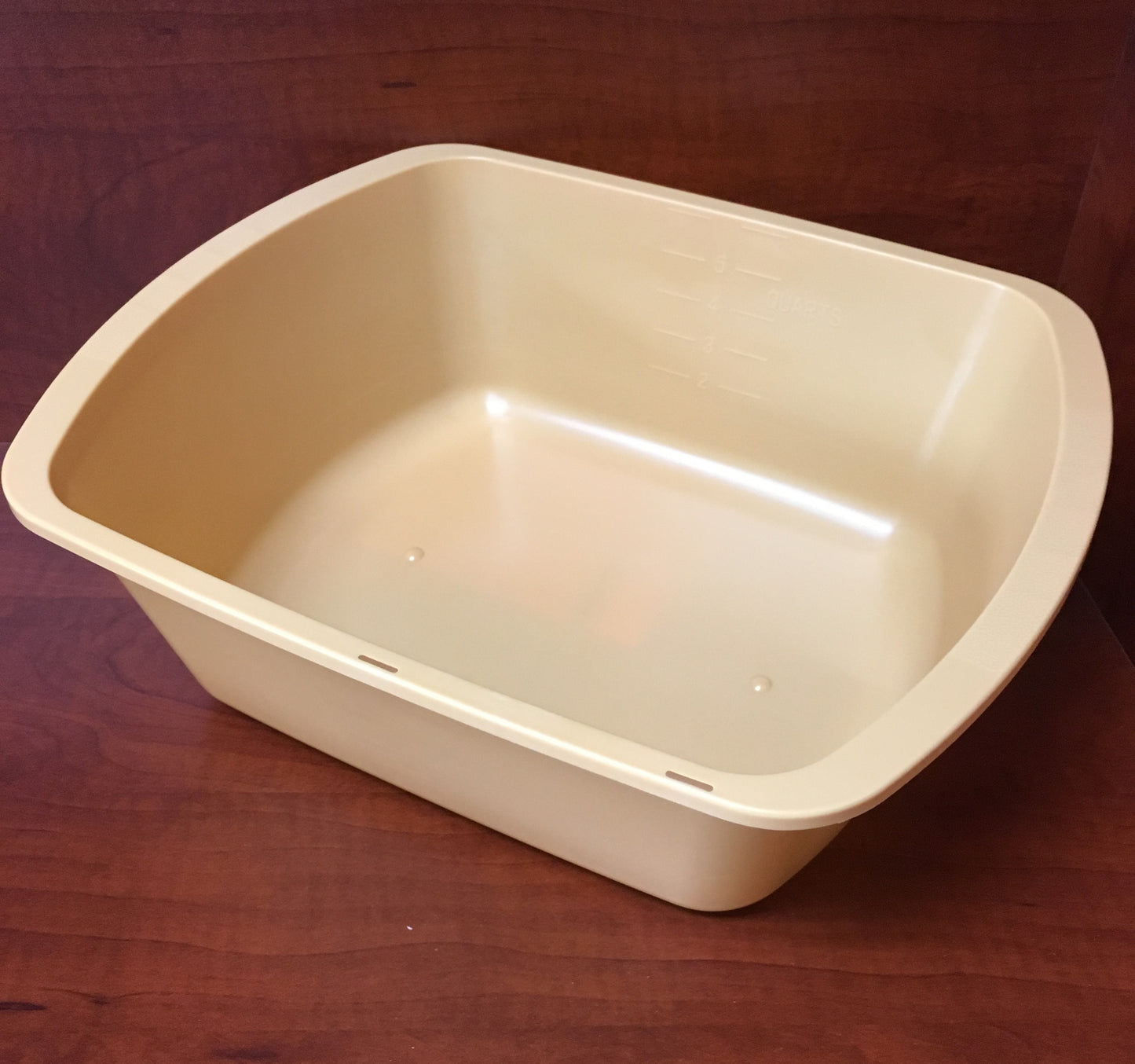BASIN, WASH RECTANGULAR GOLD 6QT (50/CS)