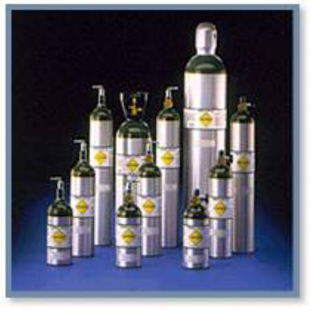 CYLINDER, OXYGEN M6 W/TOGGLE