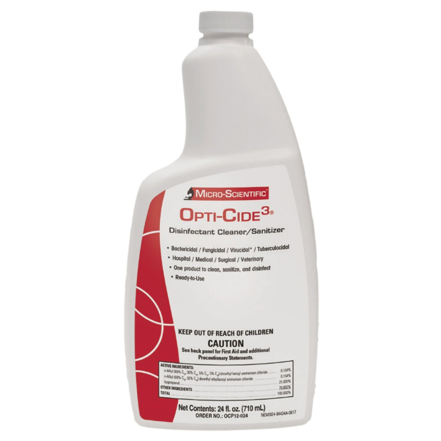 CLEANER, INSTR OPTI-CIDE3 POURDISINFECTANT 24OZ (12/CS)