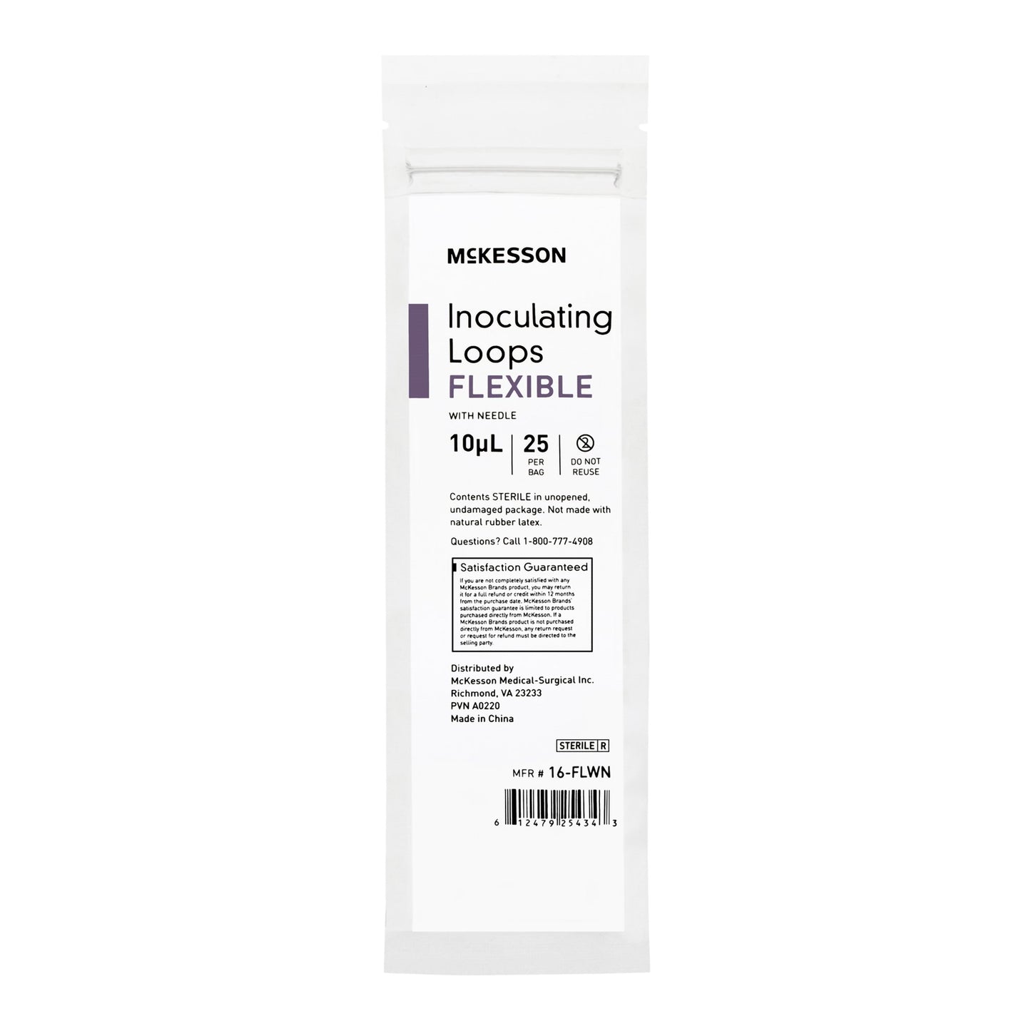LOOP, INOCULATING FLEX W/NEEDLE 10UL (25/BG 40BG/CS)