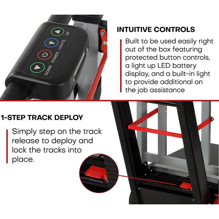 Voltstair Titan Motorized Powered Stair Climbing Hand Truck Dolly