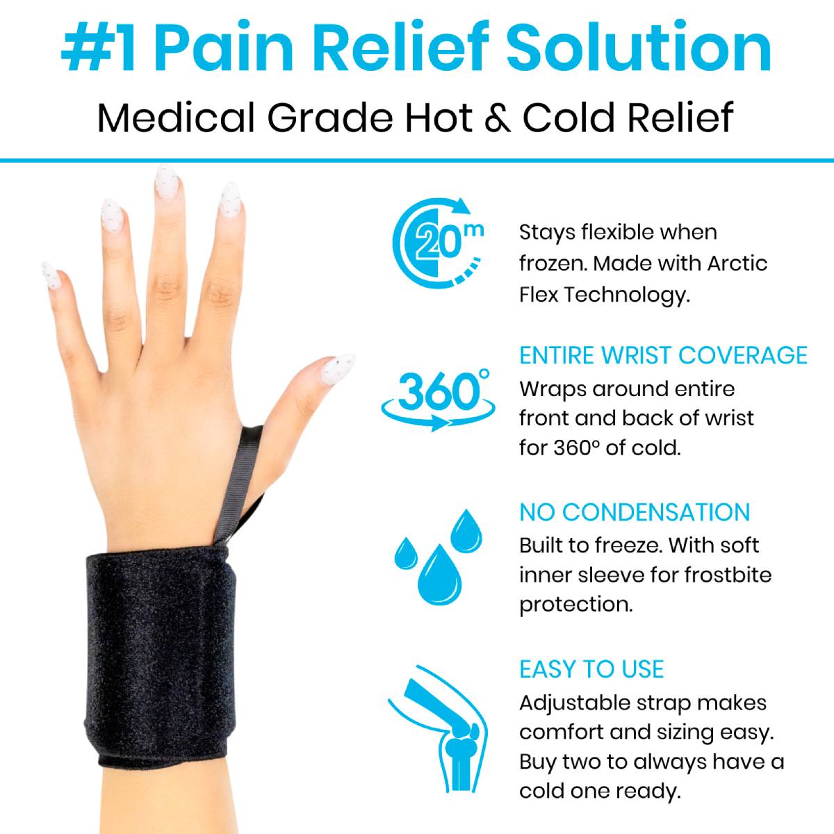 Hot and Cold Wrist Wraps