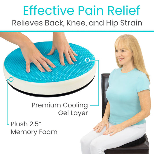 Gel Swivel Seat Cushion