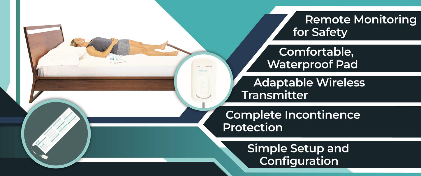 Vive Wireless Bed Alarm and Pager