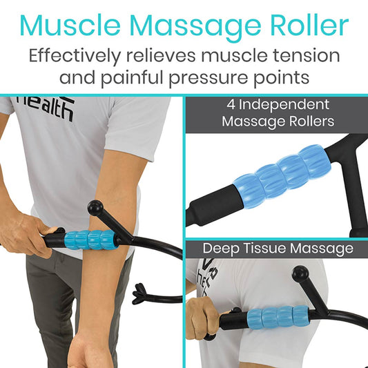 Massage Cane with Interchangeable Heads