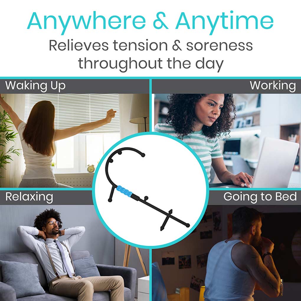 Massage Cane with Interchangeable Heads