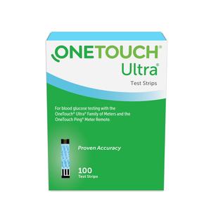 OneTouch Ultra Blue Blood Glucose Test Strip with DoubleSure Technology
