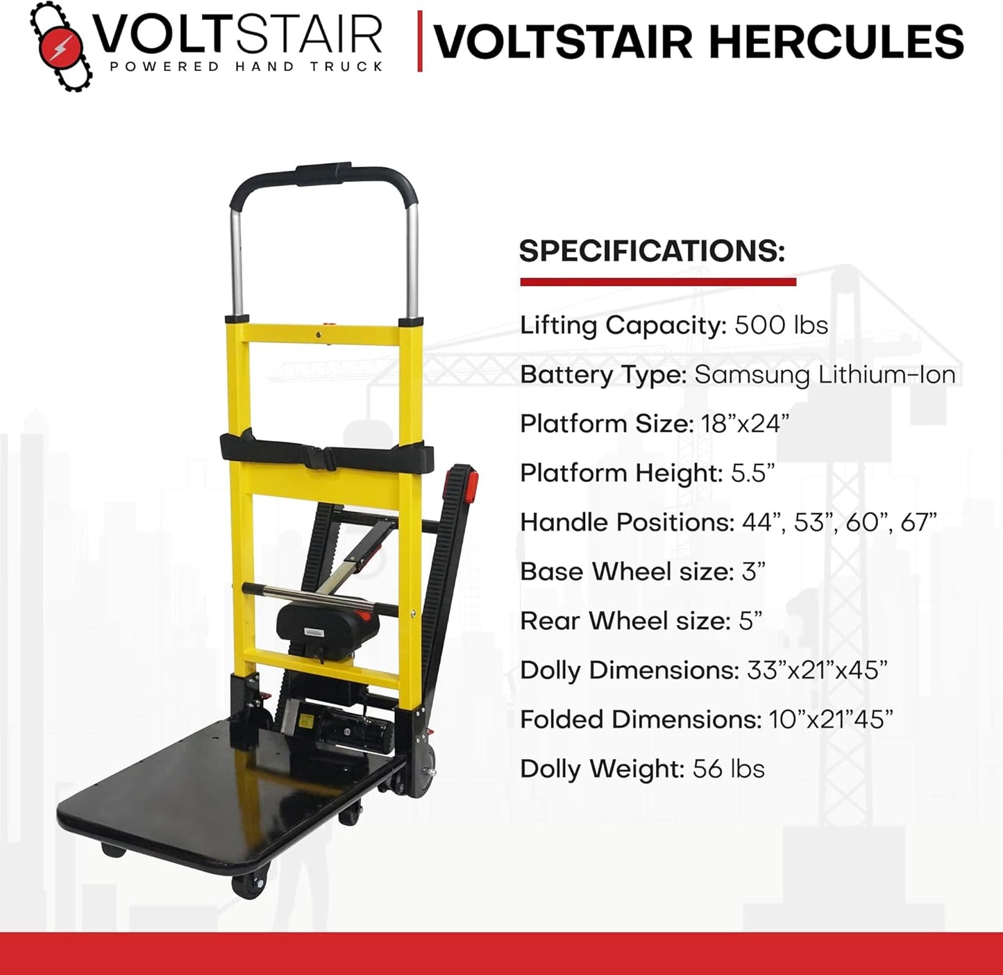 Hercules Powered Handtruck (500 lbs.)