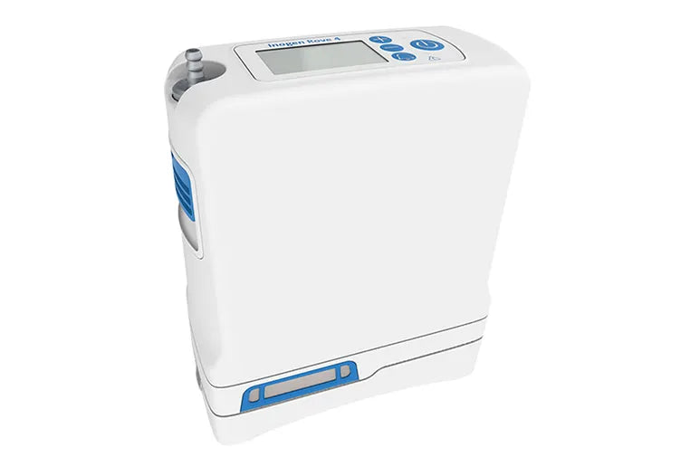 Inogen Rove 4 Portable Oxygen Concentrator and Inogen At Home Stationary Oxygen Concentrator Bundle