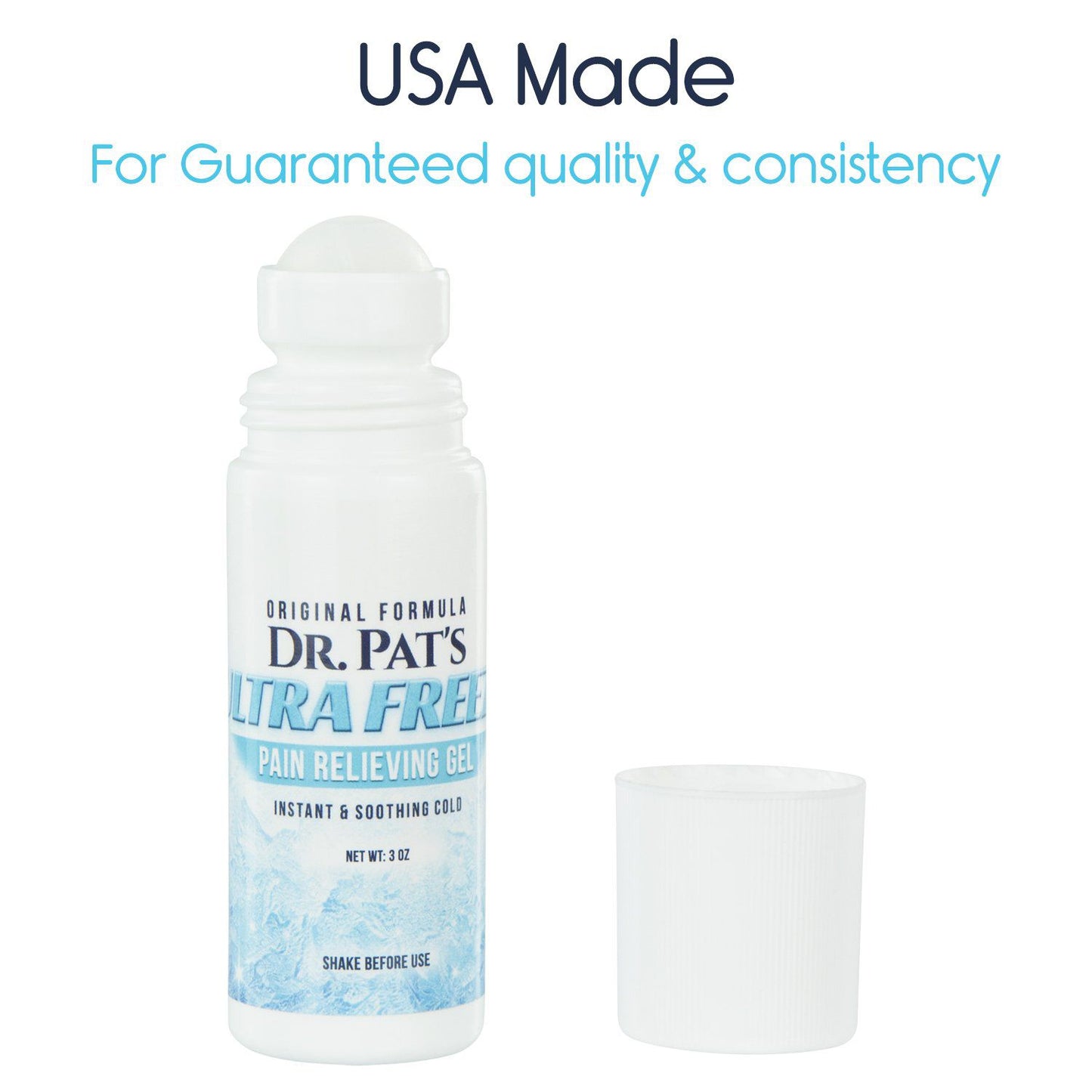 Dr. Pat's Ultra Freeze Pain Cream 3oz Roll On