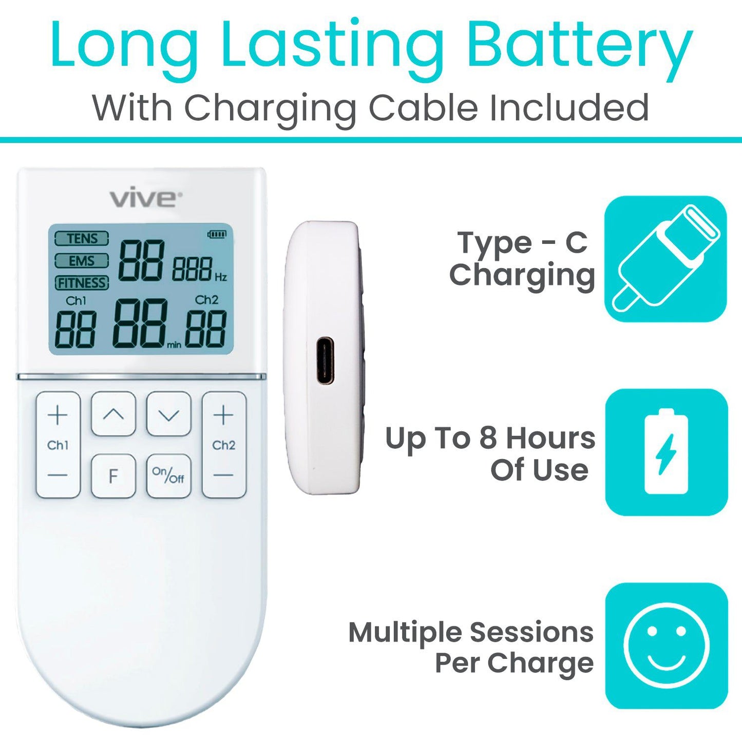 50 Mode TENS and EMS