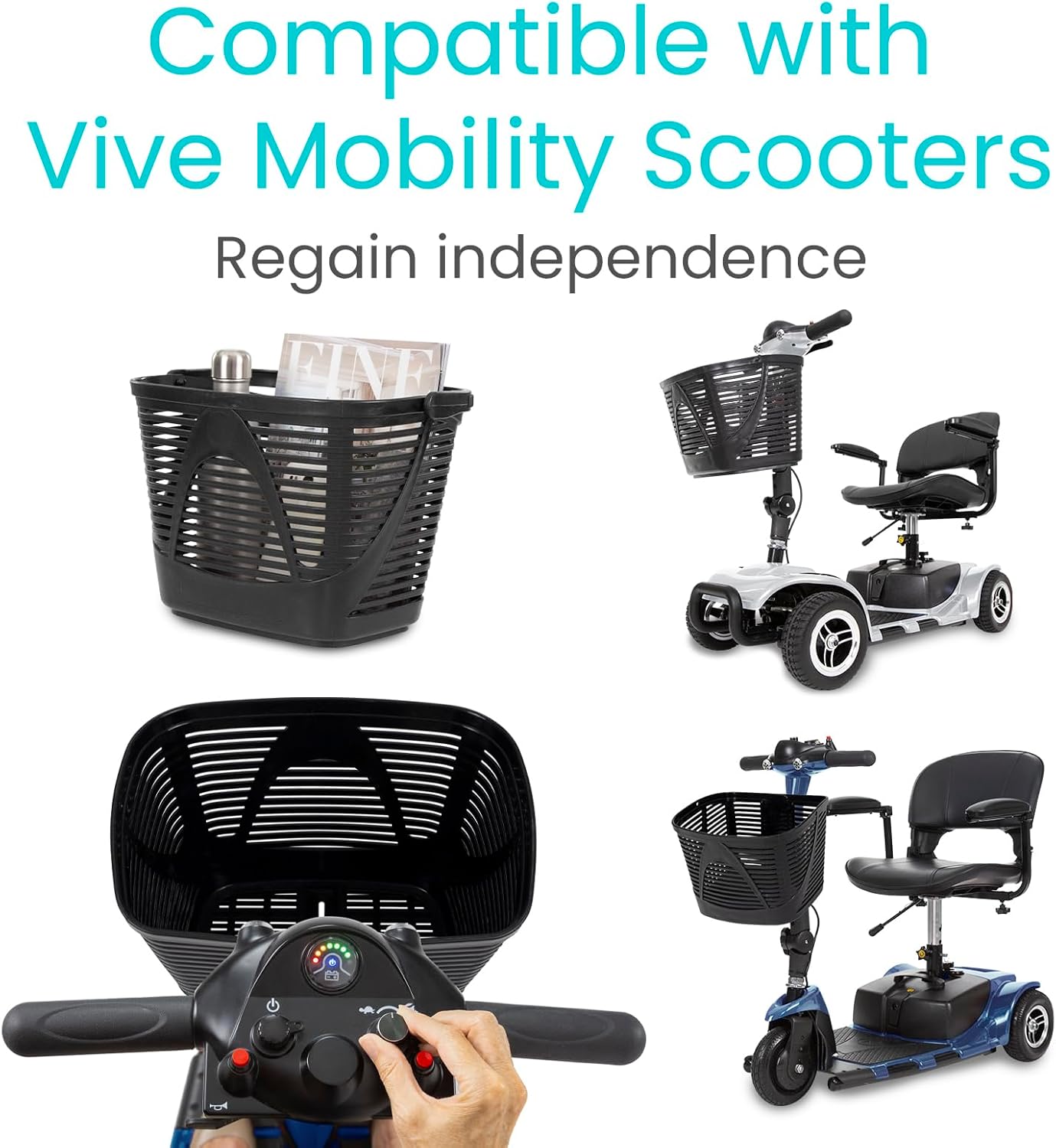 3 Wheel Mobility Scooter Baskets