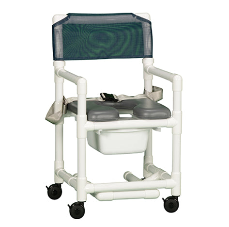 Value Line Open Front Soft Seat Shower Chair Commode