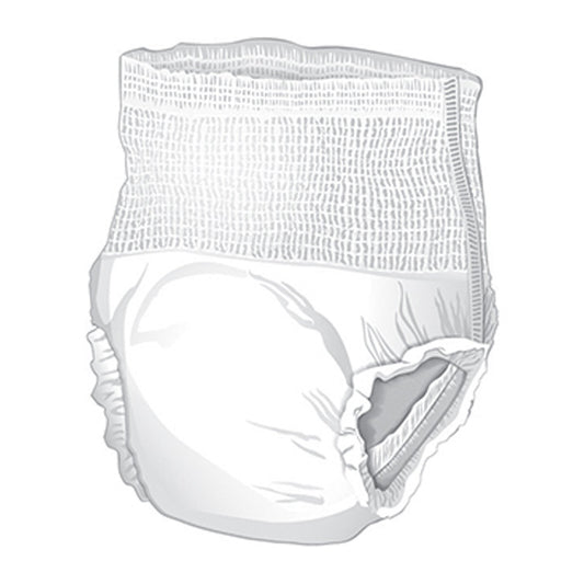 Unisex Adult Absorbent Underwear McKesson Pull On with Tear Away Seams Medium MED 32-44