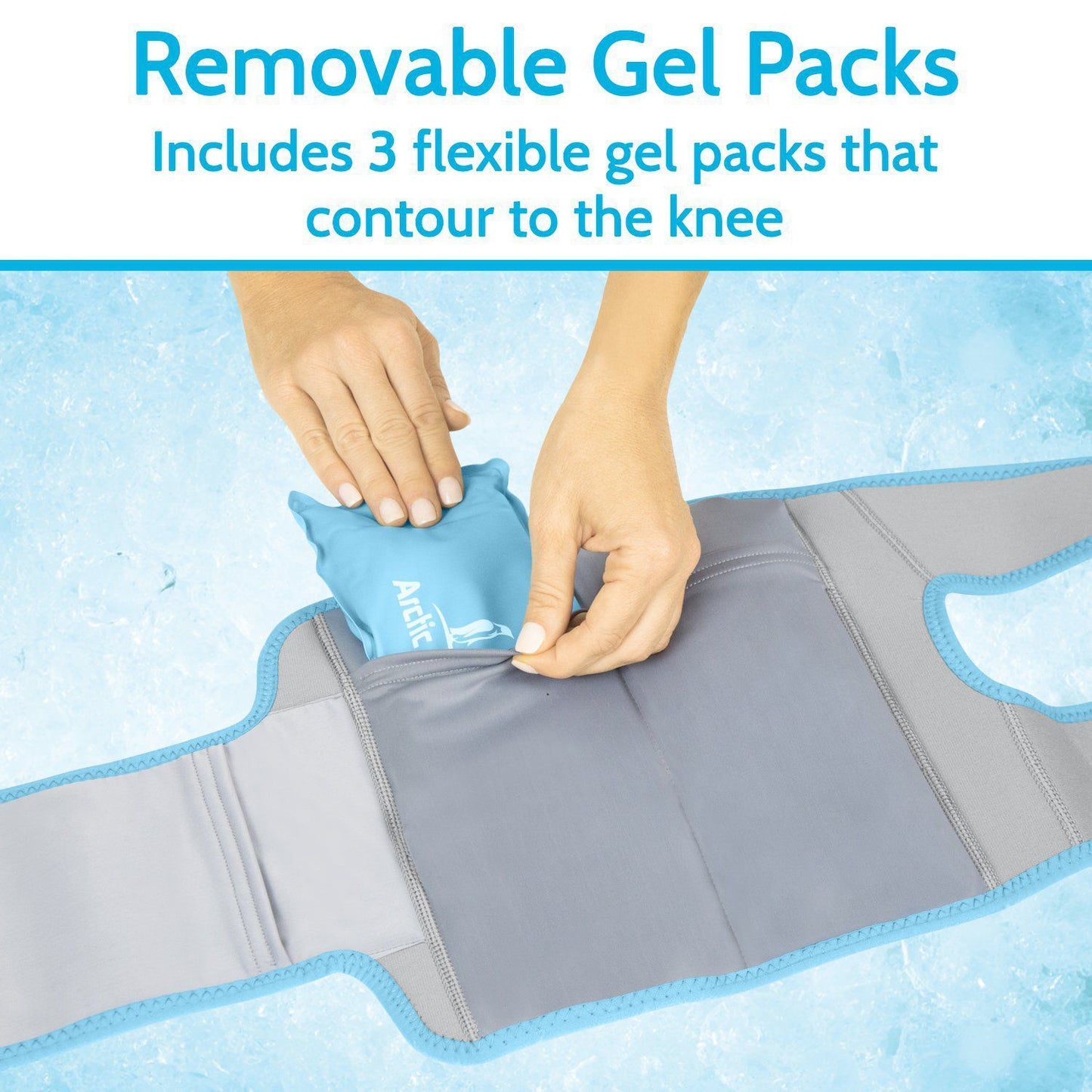 Knee Compression Ice Wrap