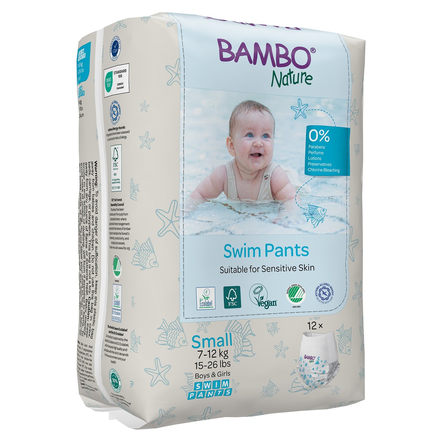 Bambo Nature Swim Pants, Small