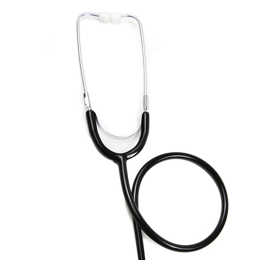 STETHOSCOPE, DUAL HEAD BLK (10/BX 5BX/CS)