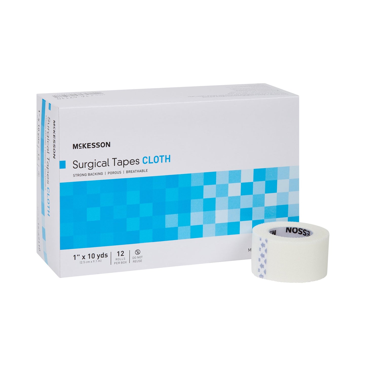 TAPE, ADHSV CLOTH SILK LF 1"X10YD (12RL/BX)