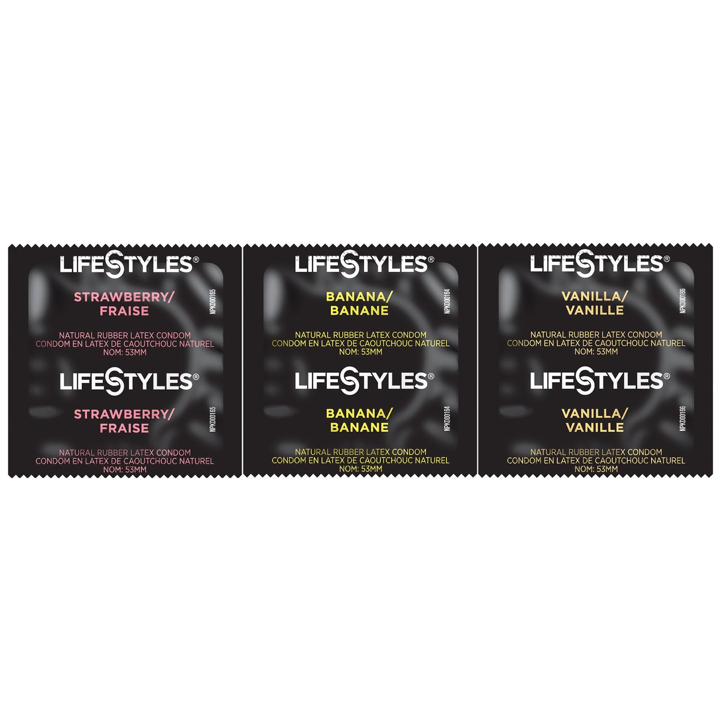 Lifestyles® Lubricated Latex Condom, Assorted Flavors