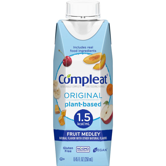 Compleat® 1.5 Original Plant-Based Tube Feeding Formula, Fruit Medley, 250 mL