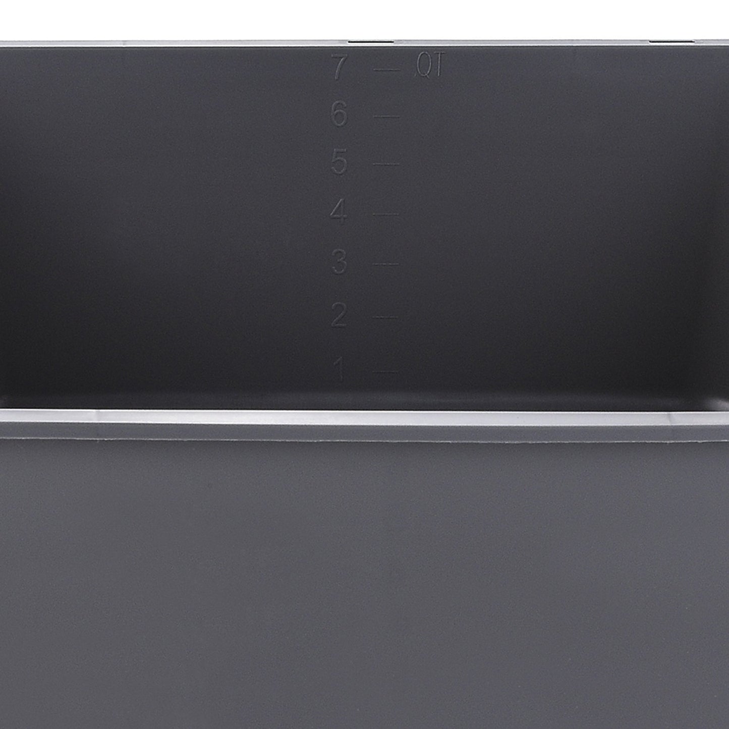 BASIN, WASH GRAPHITE RECTANGLE7QT (50/CS)