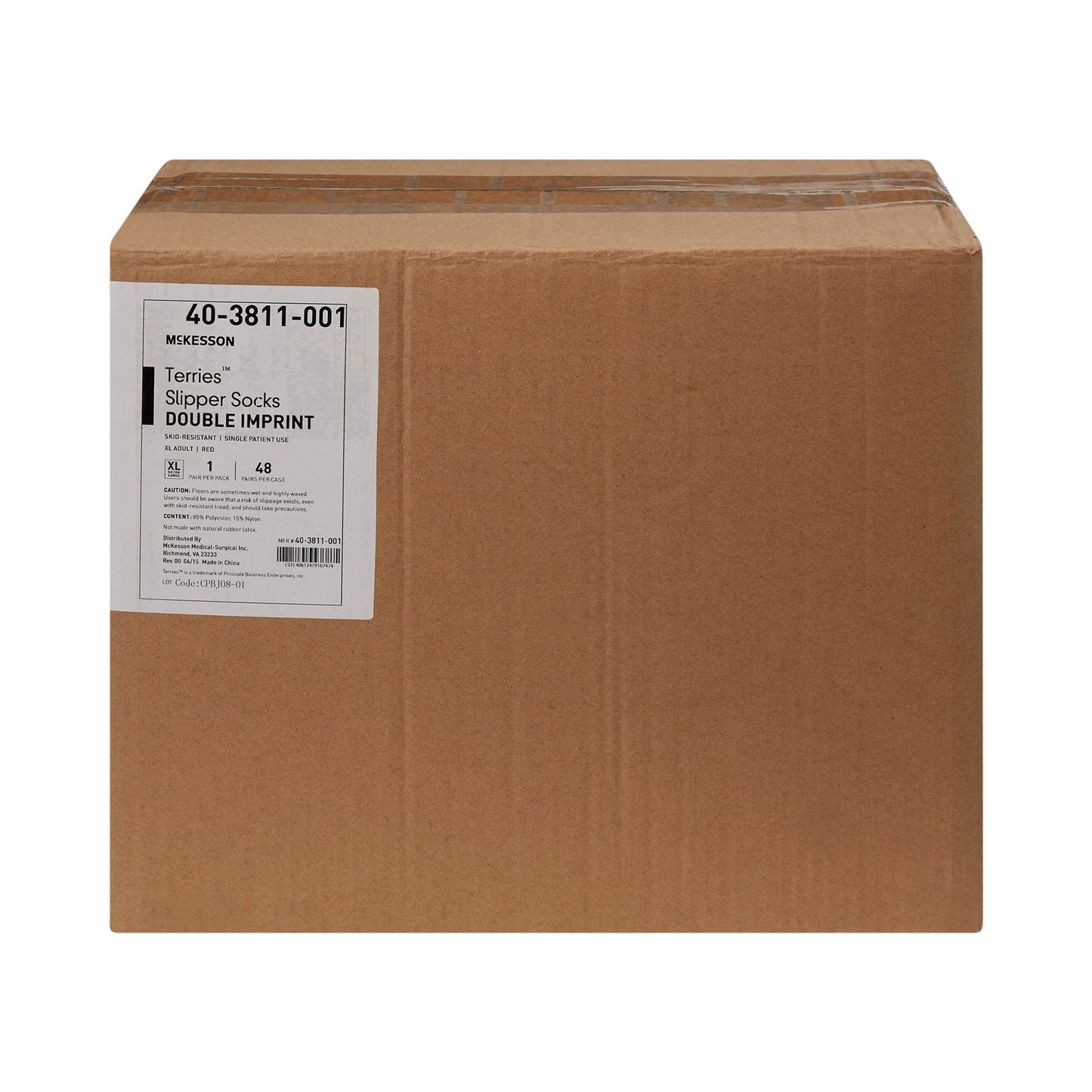 McKesson Terries™ Adult Slipper Socks, Extra Large