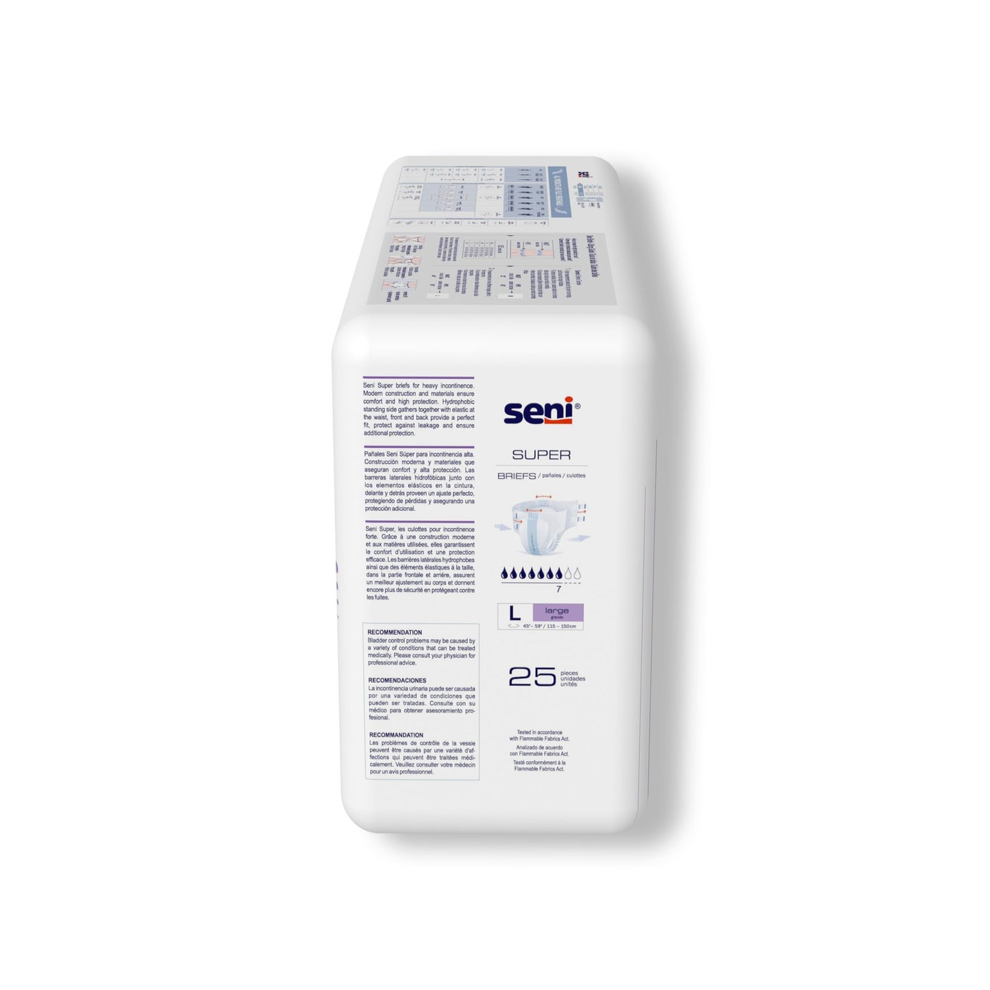 Seni® Super Heavy Absorbency Incontinence Brief, Large