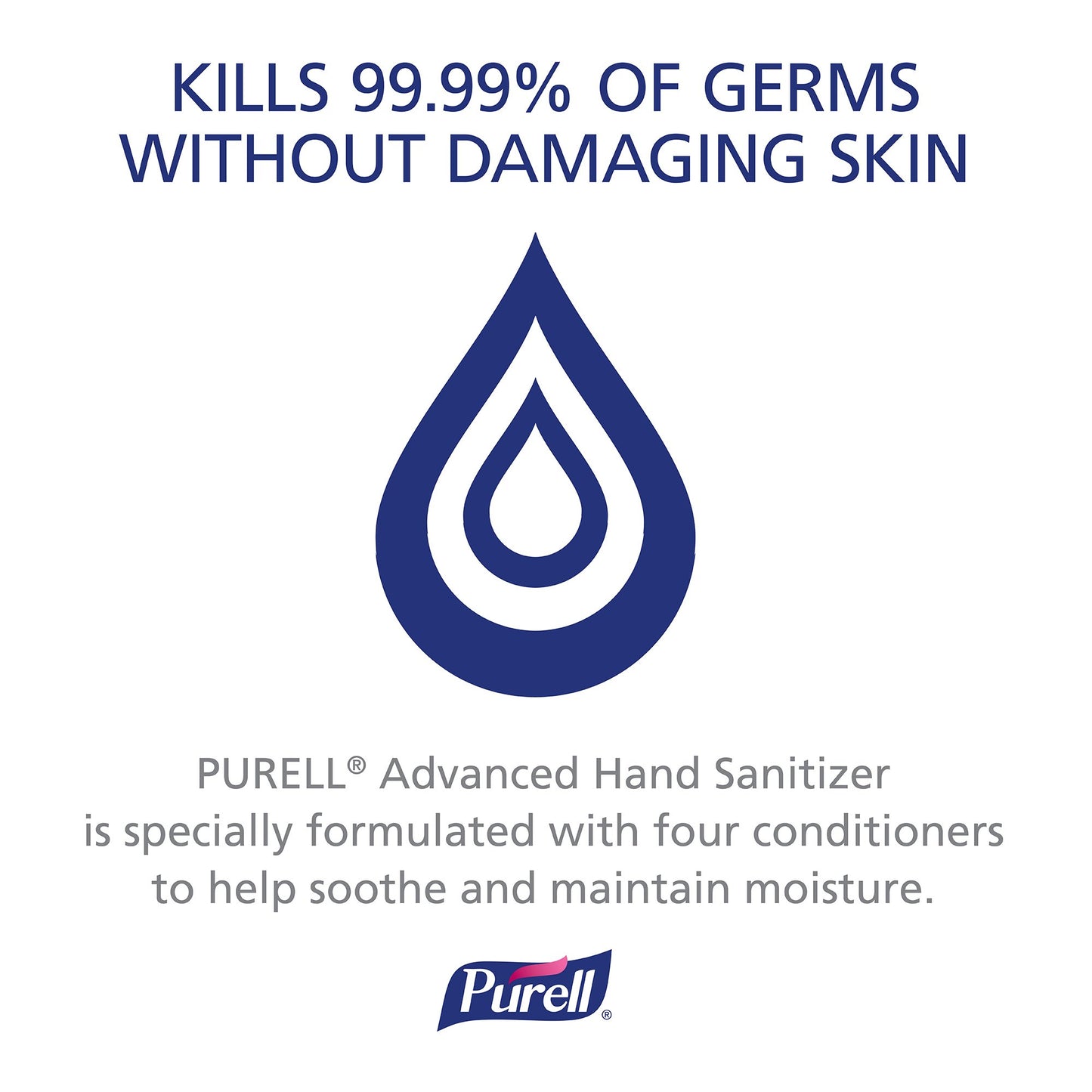 Purell® Advanced Hand Sanitizer Foam, 70% Ethyl Alcohol, 1,200 mL Refill Bottle