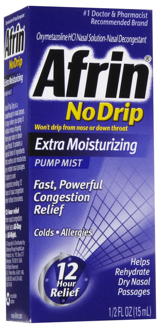 Afrin® No Drip Extra Moisturizing Sinus Relief Nasal Spray