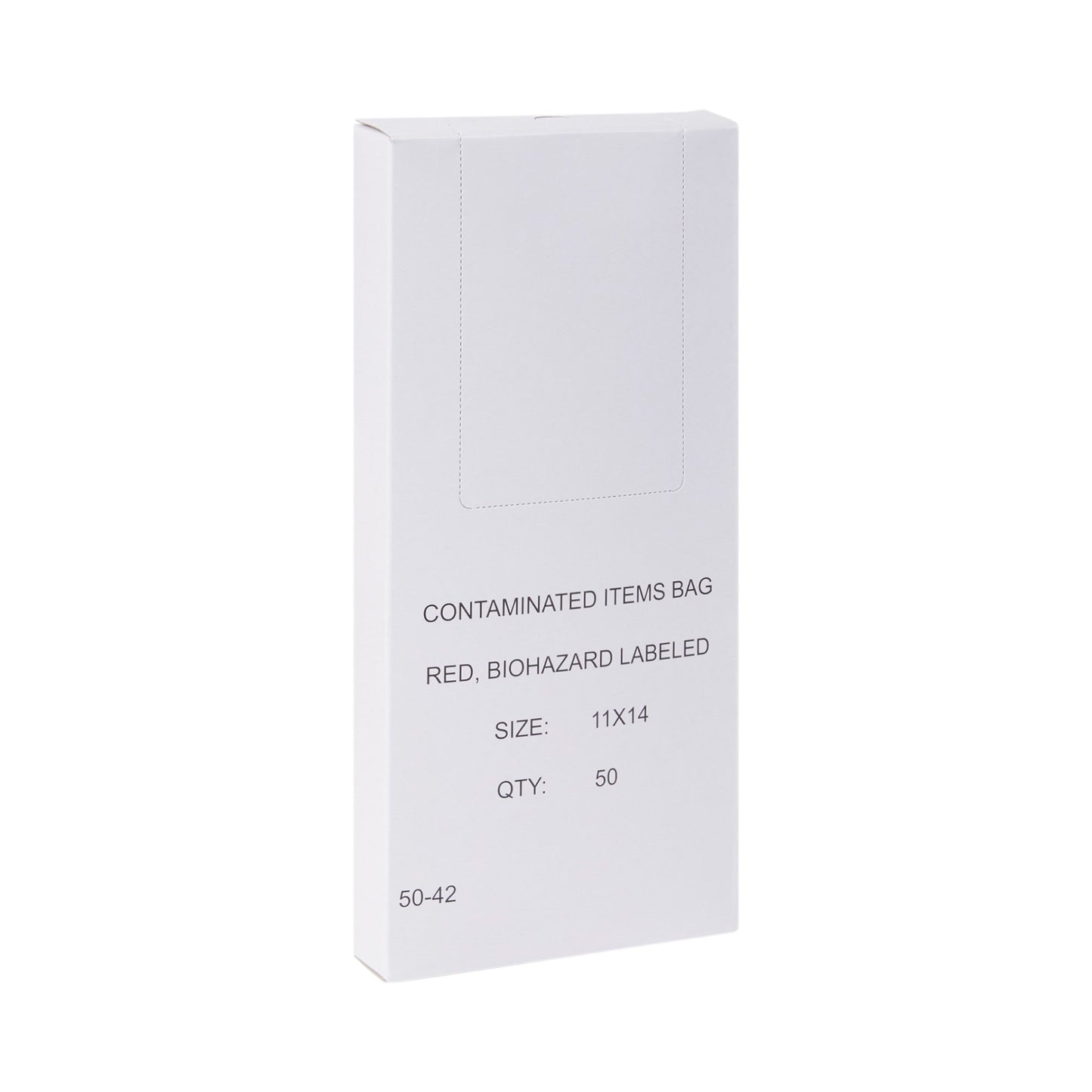 BAG, BIOHAZ GSET SL RED 11X14 1-3GL 1.5MIL (50/BX) MGM03