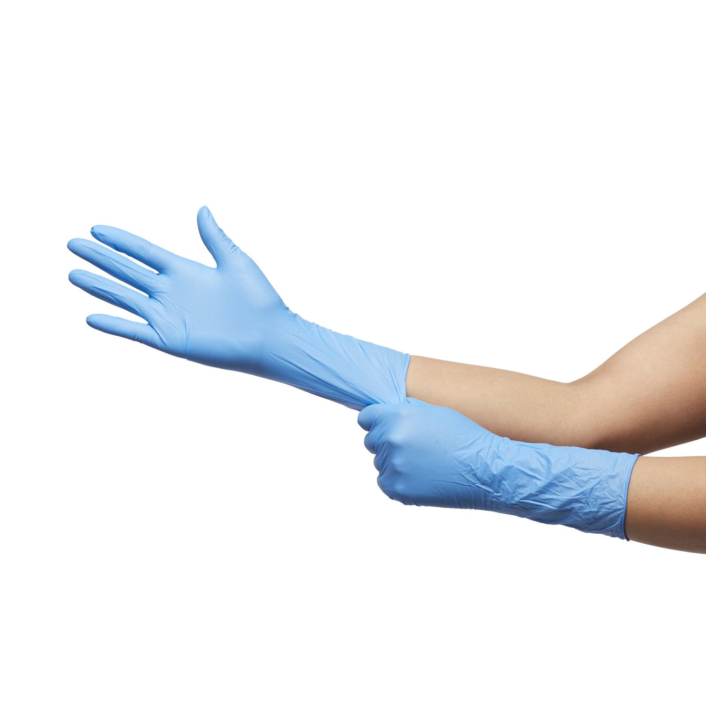 McKesson Confiderm® 6.5CX Nitrile Extended Cuff Length Exam Glove, Large, Blue