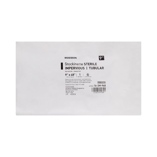 McKesson Impervious Surgical Stockinette, 9 x 48 Inch