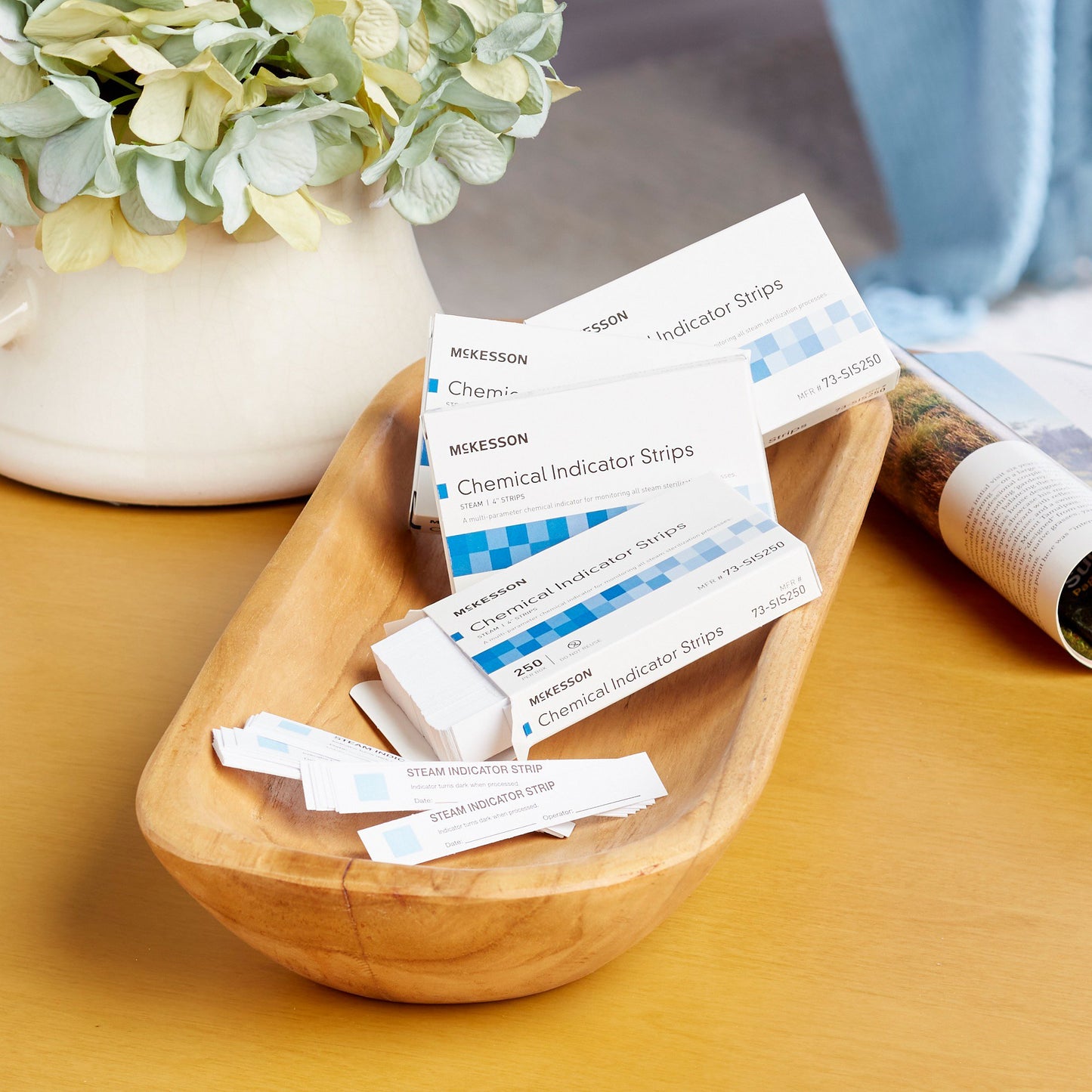 INDICATOR STRIP, STEAM SHORT CLASS 4 4" (250/BX 10BX/CS)