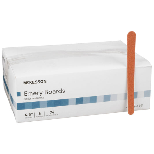 EMERY BOARD, LF 4 1/2" (6/PK 666PK/CS)