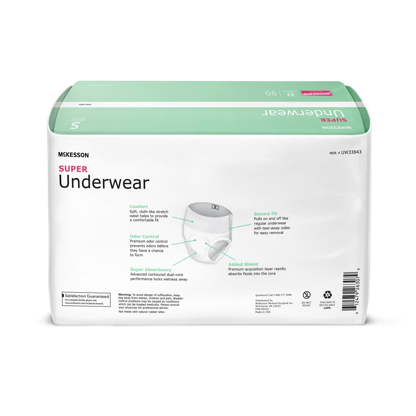 UNDERWEAR, SUPER SM 20-34 (22/BG 4BG/CS)